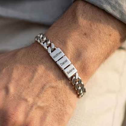 Pulsera de acero personalizable - Oferta Día del Padre