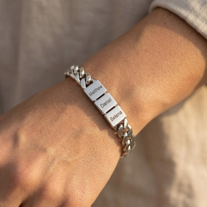 Pulsera de acero personalizable - Oferta Día del Padre