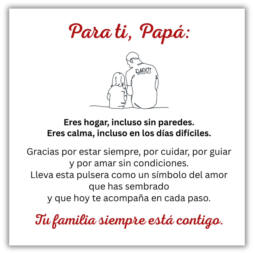 Pulsera de acero personalizable - Oferta Día del Padre