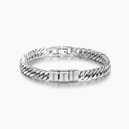 Pulsera de acero personalizable - Oferta Día del Padre