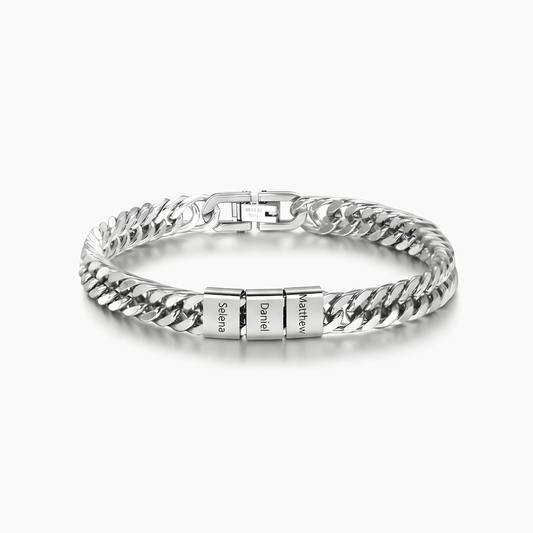 Pulsera de acero personalizable - Oferta Día del Padre
