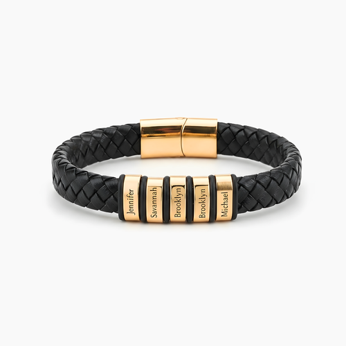 Pulsera de cuero personalizable - Oferta Día del Padre