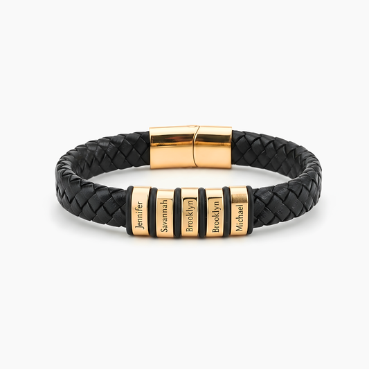Pulsera de cuero personalizable - Oferta Día del Padre