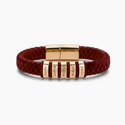 Pulsera de cuero personalizable - Oferta Día del Padre